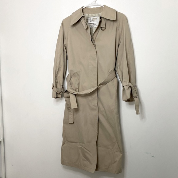 London Fog Jackets & Blazers - LONDON FOG Beige Tan Classic Long Trench Coat